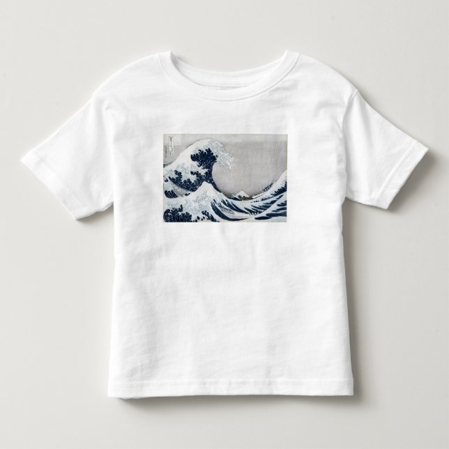 Die große Welle weg von Kanagawa Kleinkind T-shirt (Vorderseite)