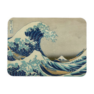 Die große Welle weg von Kanagawa Magnet