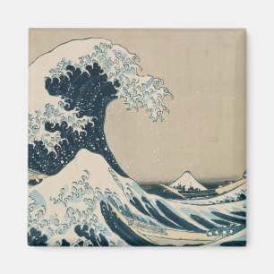 Die große Welle weg von Kanagawa Magnet