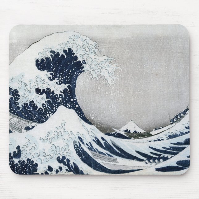 Die große Welle weg von Kanagawa Mousepad (Vorne)