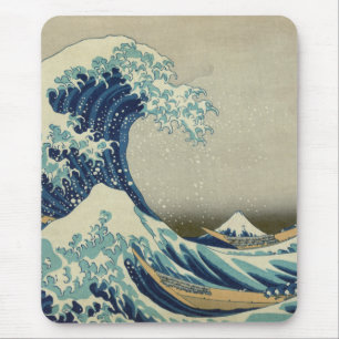 Die große Welle weg von Kanagawa Mousepad