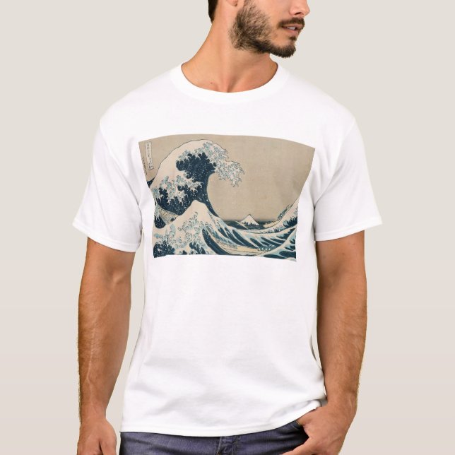 Die große Welle weg von Kanagawa T-Shirt (Vorderseite)