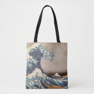 Die große Welle weg von Kanagawa Tasche