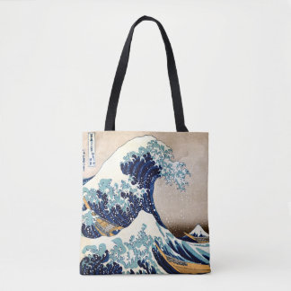Die große Welle weg von Kanagawa Tasche