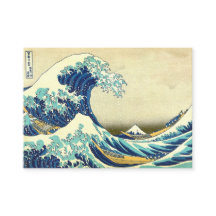 Die große Welle weg von Kanagawa