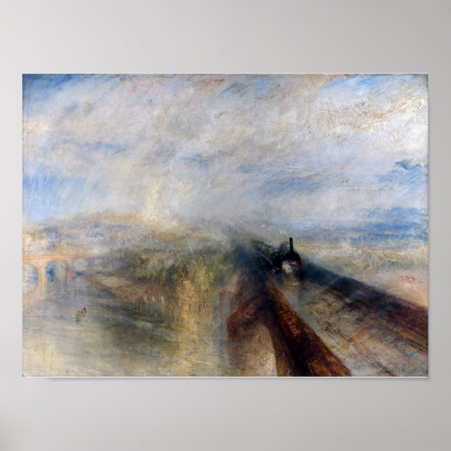 Die Große Western-Bahn, William Turner, 1844 Poster (Vorne)
