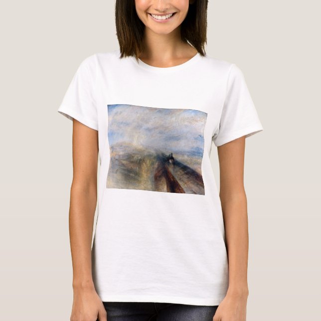 Die Große Western-Bahn, William Turner, 1844 T-Shirt (Vorderseite)