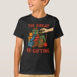 Die große Wiederverschenkung – Lustiger Weißer Ele T-Shirt