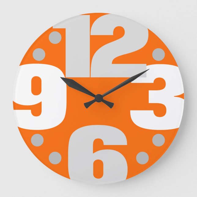 Die große Zeit Wanduhr (Vorderseite)