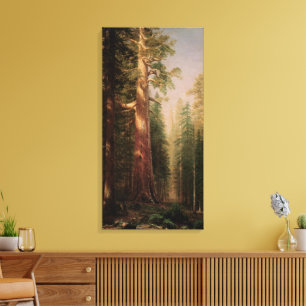 Die großen Bäume, Mariposa Grove, CA von Bierstadt Leinwanddruck