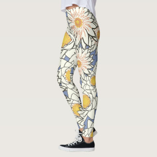Die großen Blume der Leggings zazzeln