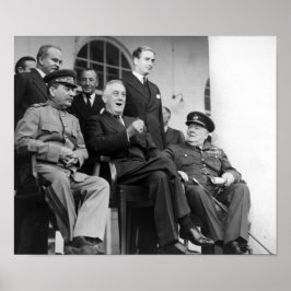 Die Großen Drei - W2 - Konferenz von Teheran 1943 Poster
