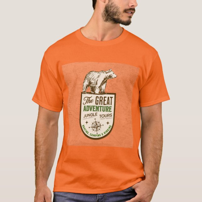Die großen Dschungeltouren im Erlebnis Männer T -  T-Shirt (Vorderseite)
