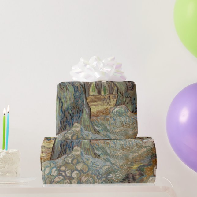 Die großen Flugzeug (Straßenbauten in Saint-Rémy) Geschenkpapier (Partygeschenke)