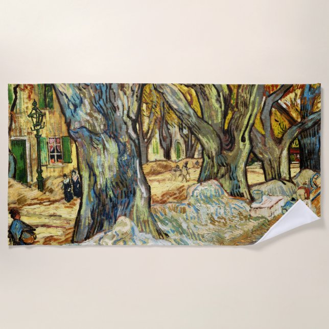 Die großen Flugzeug von Vincent Van Gogh Strandtuch (Vorderseite)