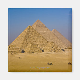 Die großen Pyramiden von Giseh, Ägypten Magnet