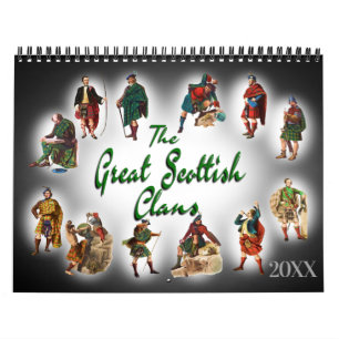 Die großen schottischen Clane Kalender