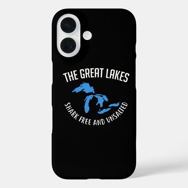 Die Großen Seen iPhone 16 Hülle (Rückseite)