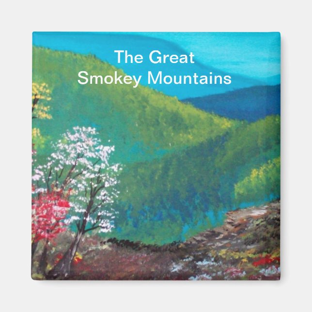 Die großen Smokey-Berge Magnet (Vorne)