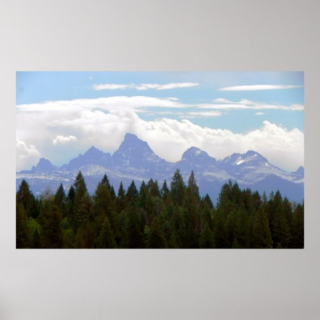 Die großen Tetons Poster (Vorne)