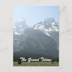 Die großen Tetons Postkarte