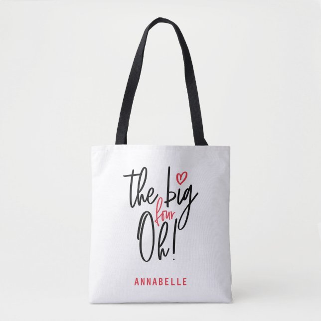 Die großen vier oh! 40. Party Tasche (Vorderseite)