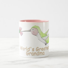 Die Großmutter-Kolibri-Tasse der Welt bestste Zweifarbige Tasse