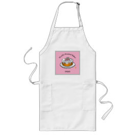 Die größte Bäckerei der Welt auf rosa (+Name) Schü Lange Schürze