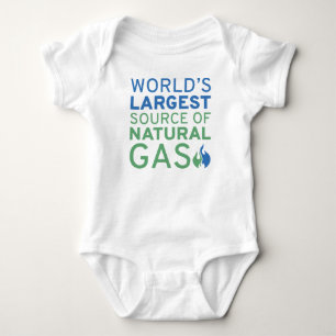 Die größte Erdgasquelle der Welt Baby Strampler