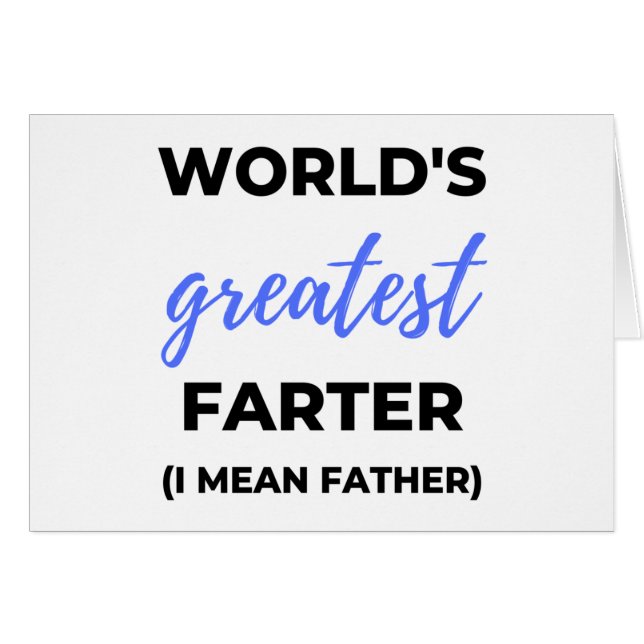 Die größte Farter der Welt I Gemein Vater bl (Vorderseite (Horizontal))