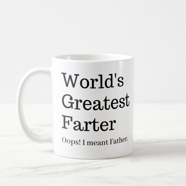 Die größte Farter-I-Tasse der Welt für gemeine Vat Kaffeetasse (Links)