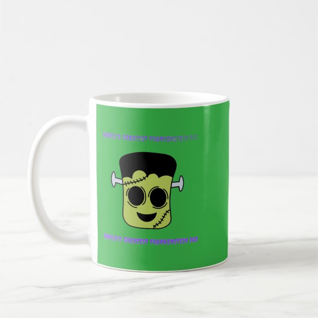 Die größte Frankensteiner Vater-Tasse der Welt Kaffeetasse (Links)