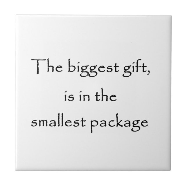 Die größte Geschenkfliese Fliese (Vorderseite)