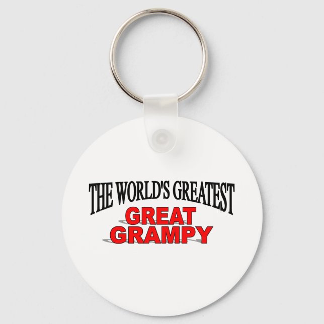 Die größte Grampie der Welt Schlüsselanhänger (Vorderseite)
