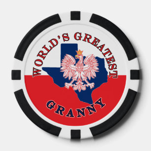 Die größte Großmutter der Welt Pokerchips