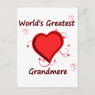 Die größte Großmutter der Welt Postkarte