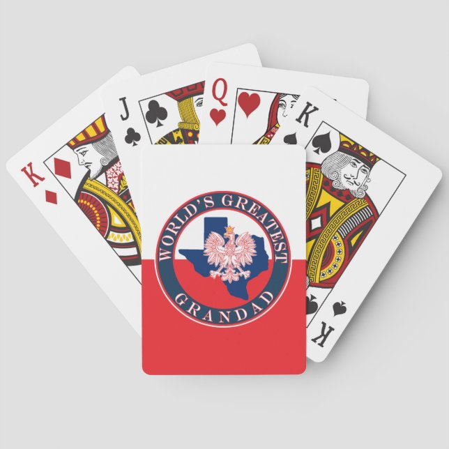 Die größte Großmutter der Welt Spielkarten (Rückseite)