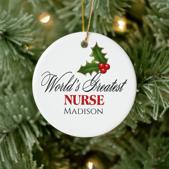 Die größte Krankenversicherung der Welt Keramik Ornament (Baum)