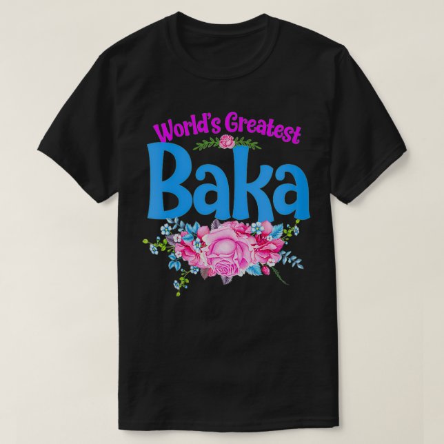 Die größte kroatische Baka-Oma der Welt T-Shirt (Design vorne)
