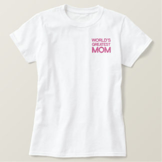 Die größte Mama der Welt Besticktes T-Shirt