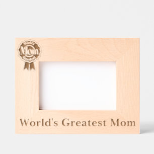 Die größte Mama der Welt Geätzte Rahmen