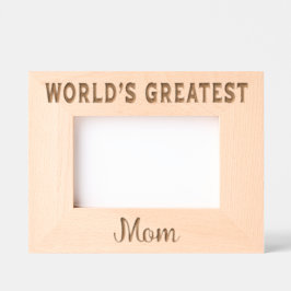 Die größte Mama der Welt Geätzte Rahmen