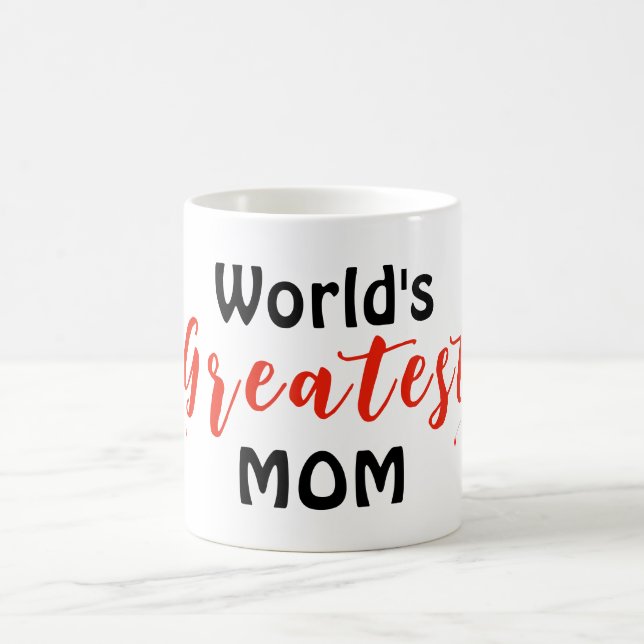 Die größte Mama der Welt Kaffeetasse (Mittel)