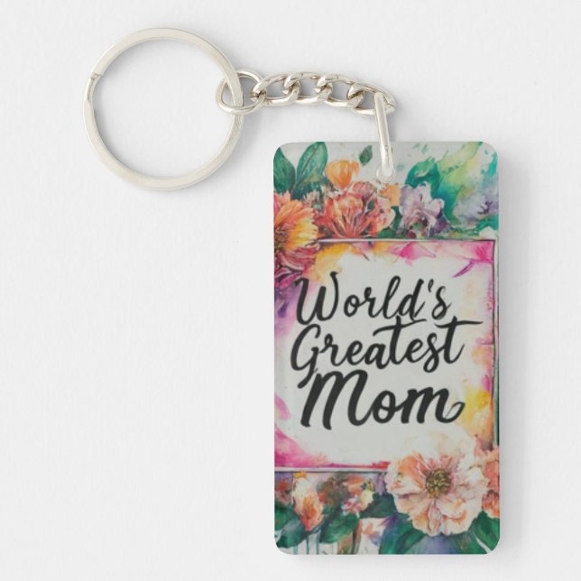 Die größte Mama der Welt Schlüsselanhänger (Vorderseite)