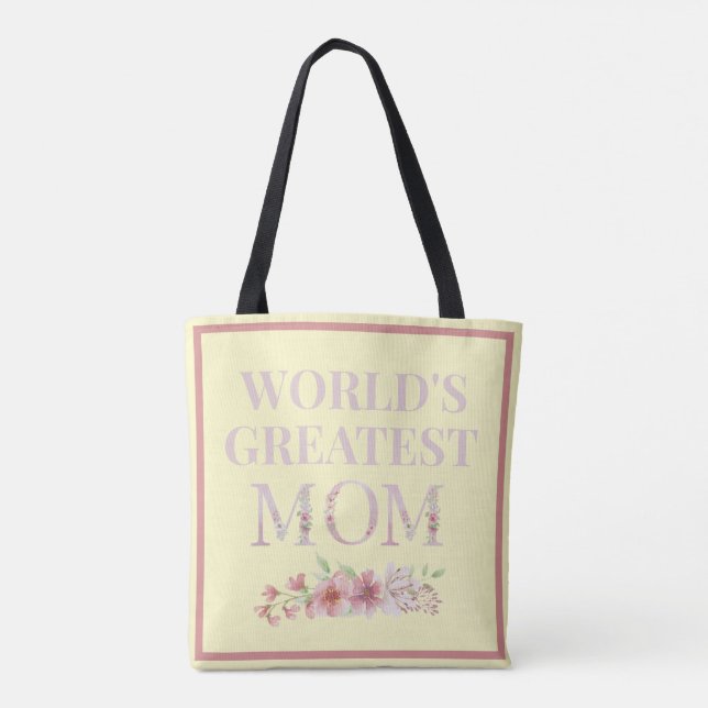 Die größte Mama der Welt Tasche (Rückseite)