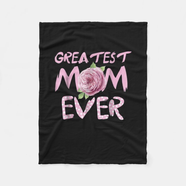 Die größte Mama je Fleecedecke (Vorderseite)
