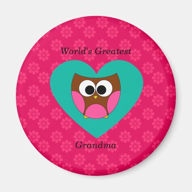 Die größte niedliche Oma der Welt Magnet (Vorne)