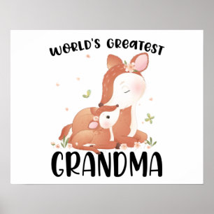 Die größte Oma der Welt für Hirte und Fawn Poster