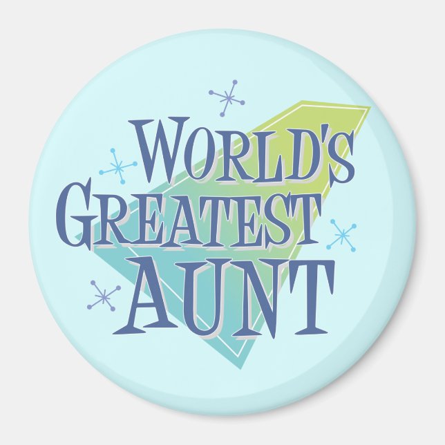 Die größte Tante der Welt Magnet (Vorne)