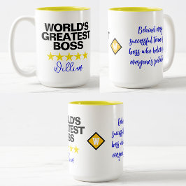 Die größte Tasse für den Boss (Name) der Welt